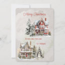 Search for victorian scene christmas cards Houses