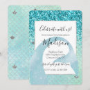 Search for watercolor mermaid invitations Aqua