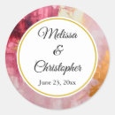 Search for pink gold wedding stickers Modern