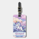 Search for unicorn luggage tags Cartoon