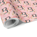 Search for letter b wrapping paper Cute