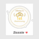 Search for first anniversary stickers Couple