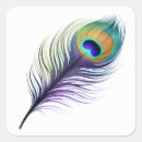 Search for blue feathers stickers Peacock