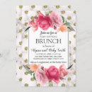 Search for pink gold and white baby shower invitations Flowers