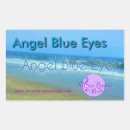 Search for angel rectangle stickers Blue