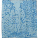 Search for famous art shower curtains Blue