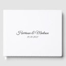 Search for classic wedding guest books Elegant