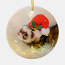 Search for ferret christmas tree decorations Santa