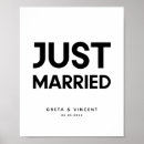 Search for just married posters Elegant