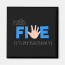 Search for five years old magnets Birthday