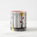 Search for sunset in snow mugs Forest