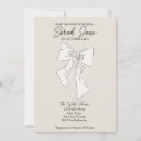 Search for bow invitations Black and white
