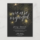 Search for engagement dinner postcards Gold