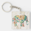 Search for elephant floral key rings Animals