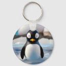 Search for funny penguins rounded key rings Penguin lover
