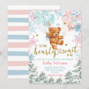 Search for bear shower invitations We can bearly wait