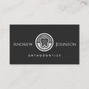 Search for modern dentistry business cards Orthodontist