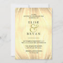 Search for simple typography wedding invitations Gold