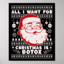 Search for botox posters Merry christmas