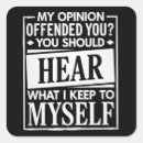 Search for your opinion stickers Funny