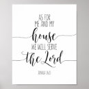 Search for as for me my house art Christian