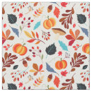 Search for autumn leaves fabric White background
