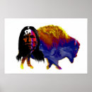 Search for digital bison posters Native