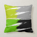 Search for lime green grey cushions Black
