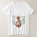 Search for jungle animal shower tshirts Giraffe