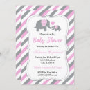 Search for pink and grey elephant baby shower invitations Mother to be