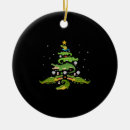 Search for alligator christmas tree decorations Santa claus