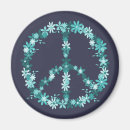 Search for peace symbol magnets Flower