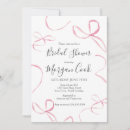 Search for tied the knot invitations Pink bow