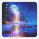 Search for fantasy landscape stickers Mystical