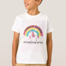 Search for unicorns kids tshirts Rainbow