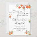 Search for sweet as a peach birthday invitations Summer