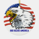 Search for patriotic and christmas tree decorations God bless america
