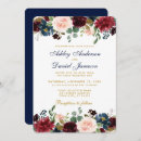 Search for marsala wedding invitations Watercolor floral