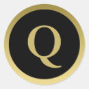 Search for monogram q stickers Black