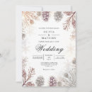 Search for pinecone wedding invitations Winter