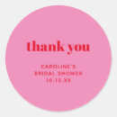 Search for modern bridal shower stickers Bold typography
