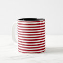 Search for red and white flag mugs Stripes