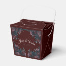 Search for autumn wedding favour boxes Maroon