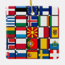 Search for world flags globe christmas tree decorations International