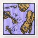 Search for violins coasters Illustration