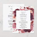 Search for rose reception wedding programs Calligraphy