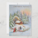 Search for vintage winter scene christmas cards Church