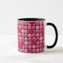 Search for heart background mugs Colour