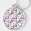 Search for bright coloured key rings For her