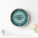Search for happy fathers day clocks Typography